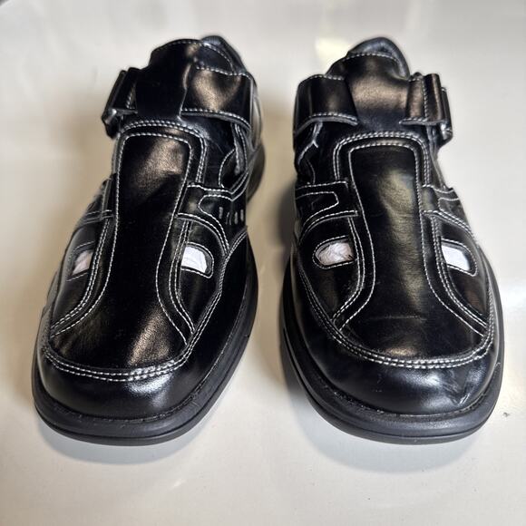 Stacy Adams Mens Black Fisherman Sandals 25528-005 Size 7M Hook Loop Strap main image 13